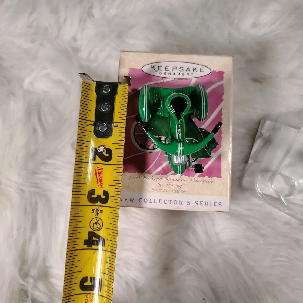 VTG 1997 Hallmark 1935 Steelcraft Velocipede Sidewalk Cruisers Ornament